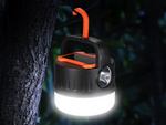Kempování kempování lampa dobíjecí led usb turistické solární hák