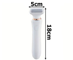 Women's shaver epilator body trimmer usb wet dry aku