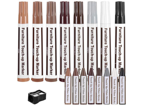 Large furniture repair kit markers waxes