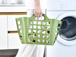 Iepirkumu grozs plastmasas locīšanas veļas grozs liels