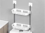 Bathroom shelf over toilet seat free-standing wc 2 shelves shelf toilet
