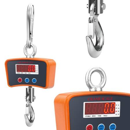 Hook loader crane scale 500kg 0,5t lcd suspended storage pendant agricultural scale