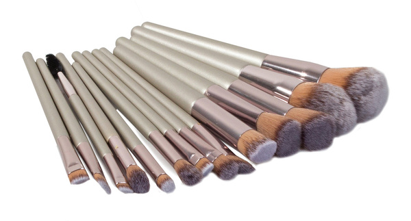 Set de brochas de maquillaje profesional estuche