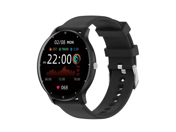 Smartwatch femei ceas bărbați curea de cauciuc sport bluetooth apeluri
