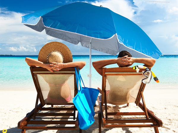 Velký xxl balkonový parasol s uv filtrem 210 cm skládací