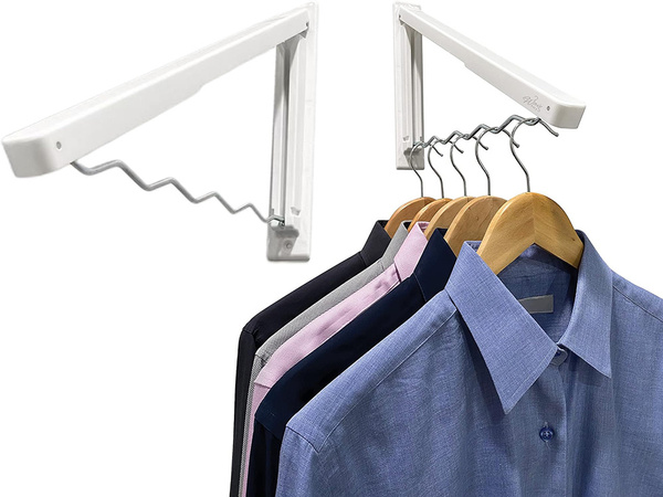 Clothes hanger organiser folding wall hanger folding wall hanger