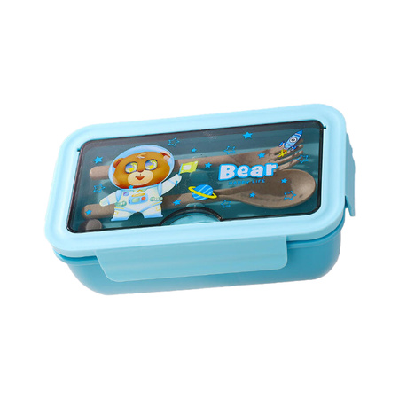 Lunchbox homemade breakfast container for school dividers cutlery