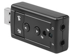 Zvočna kartica usb 7.1 mikrofon za slušalke
