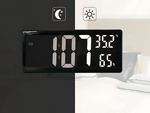 Ceas de alarmă electronic digital led în picioare pandantiv temperatură umiditate
