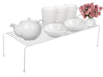 Półka metalowa regulowana szerokość rozkładana do kuchni organizer biały