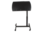 Laptop table on wheels adjustable desk