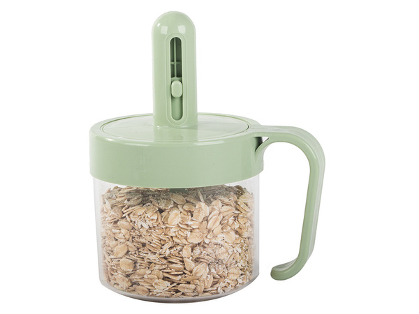 Récipient à épices pour la cuisine avec cuillère à soupe gobelet avec fermeture d'oreille