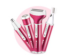 Depilátor női test borotva lábak trimmer 4in1 cserélhető tippek usb