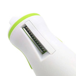 Decorative julienne spiral vegetable sharpener