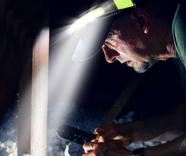 Светоотражающий налобный фонарик