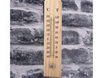 Thermometer wooden house large indoor outdoor