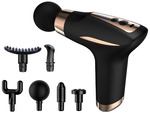Massagepistole rückenmassagegerät körper-vibrationspistole set mit 6 handstücken