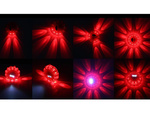 Výkonná 360 led kohút svetlice silný magnet