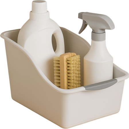 Organizador de cocina contenedor de plástico para armarios de productos de limpieza cocina baño