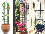 Gradina pergola flori suport coloana pentru plante cataratoare arc clopot pentru trandafiri 190