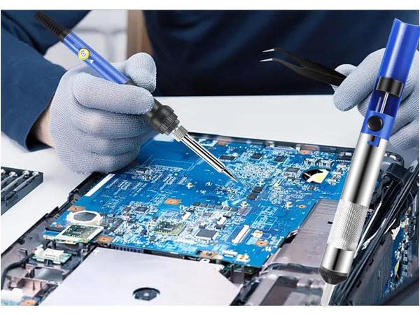 Точность 60w 200-450 °c паяльники комплект олово экстрактор