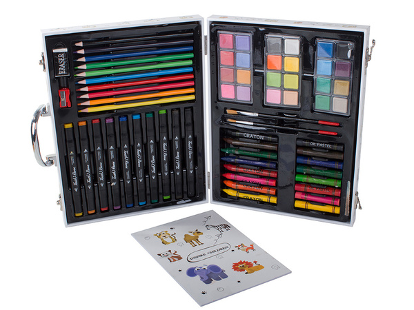 Artist's set for painting in case 64 pcs