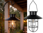 SOLAR HANGING LAMP WITH TWILIGHT SENSOR, WATERPROOF, VINTAGE GARDEN