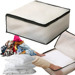 Lenjerie de pat organizator haine cutie de depozitare pătură capac capac fermoar