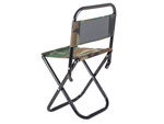 Folding fishing chair tourist backrest