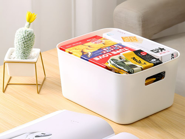 Uzglabāšanas konteiners organizators ar rokturiem universāls 18x25 cm