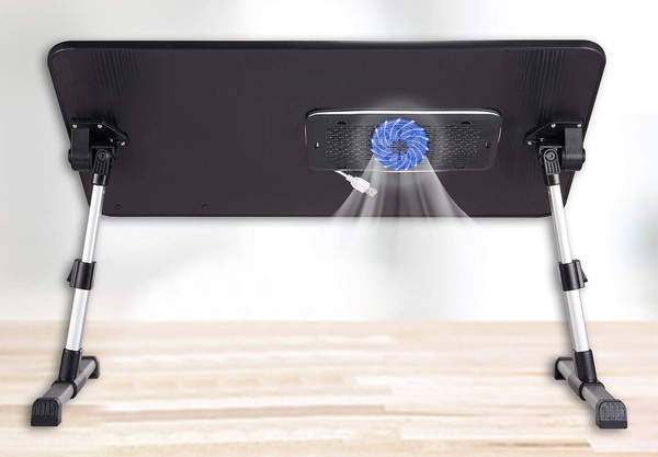 Miza za prenosni računalnik zložljiva miza hladilna blazina ventilator