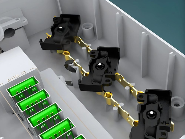 3-spot 250v 2m 6x usb polnilni vtič