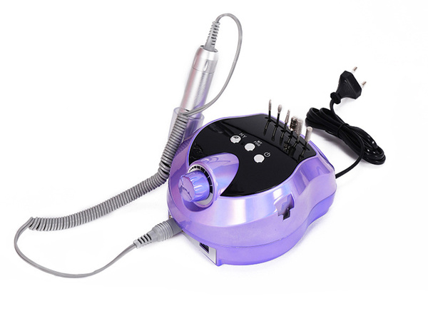 Fresadora para uñas manicura pedicura 80 w profesional potente + 6 fresas