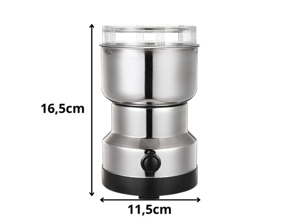 Coffee bean, nut and spice grinder, efficient, electric, powerful