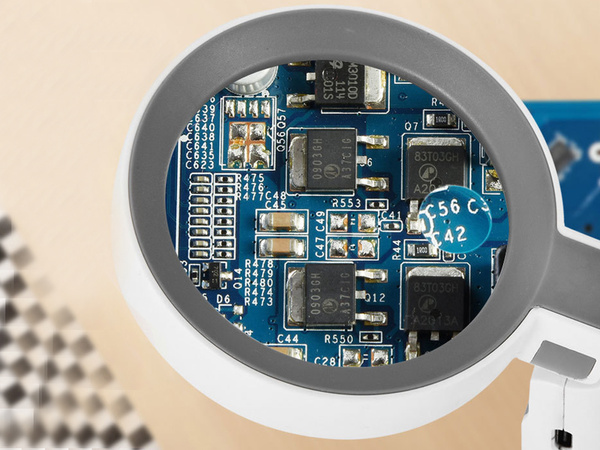 Lupă cosmetică de lectură lampă de iluminare 20 led