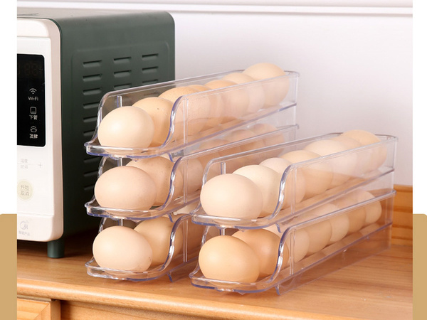 Container eierbox kühlschrank organiser für 14pcs eierschalen