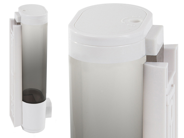 Dozownik mydła żelu płynu szamponu na mydło ścienny podajnik 300ml wiszący