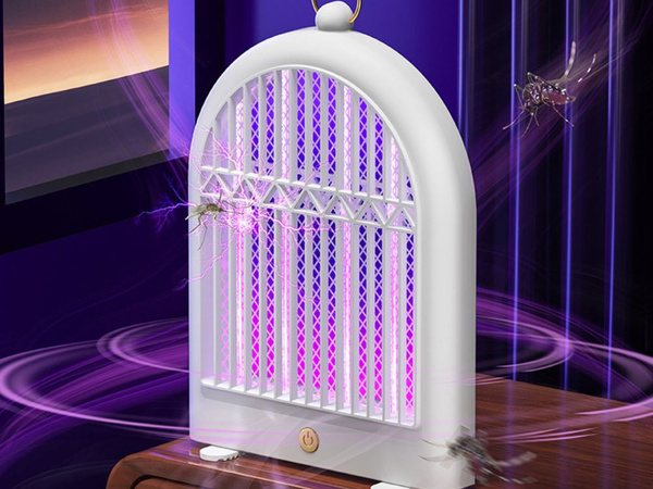 Lampe électrique insecticide uv pour moustiques mouches pendentif 2 modes usb