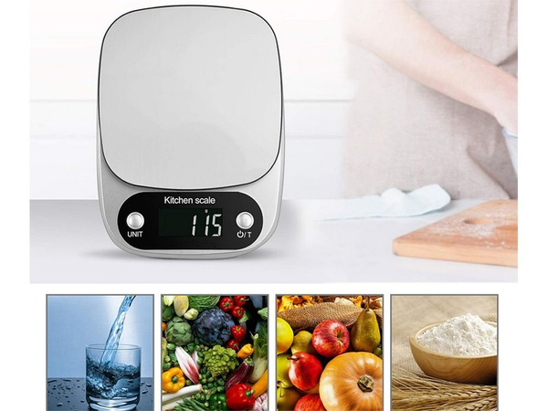 Elektronické kuchynské váhy lcd domáca presnosť do 3 kg 0,1 g