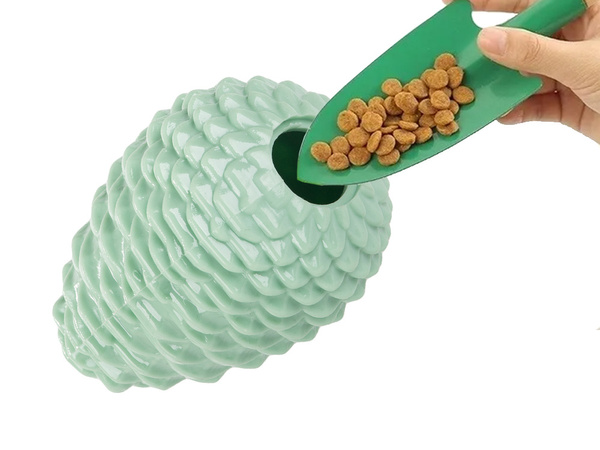 Perro masticar dientes limpieza juguete perro cono para golosinas