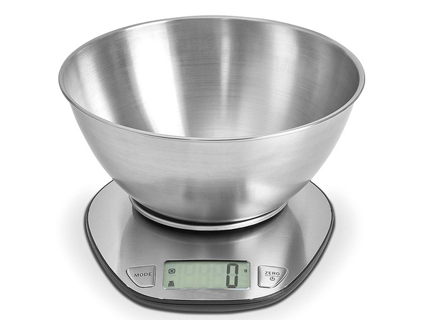Electronic kitchen waiter with 5kg/1g digital precision metal balance
