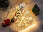 3d stained glass window decoration christmas lights