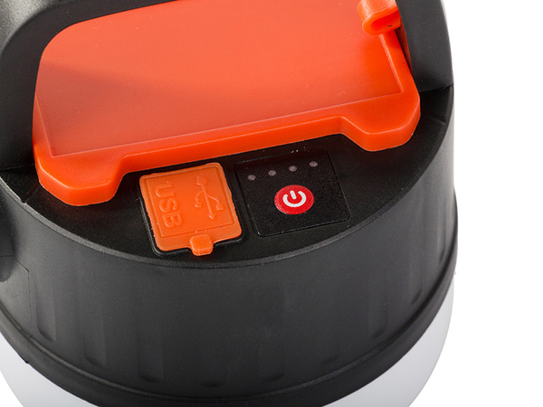 KEMPINGAS KEMPINGO ŠVIESA ĮKRAUNAMA LED USB TURISTŲ PROŽEKTORIUS KABLYS