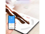 Pèse-personne analytique bluetooth 180kg verre