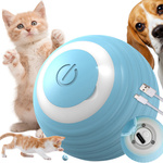 Jouet pour chat chien balle d'évasion balle électrique usb vibration led