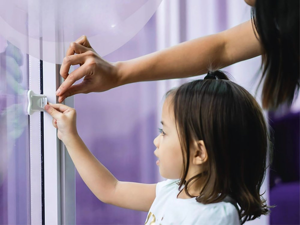 Sécurité enfant verrouillage de porte de fenêtre 2 pcs