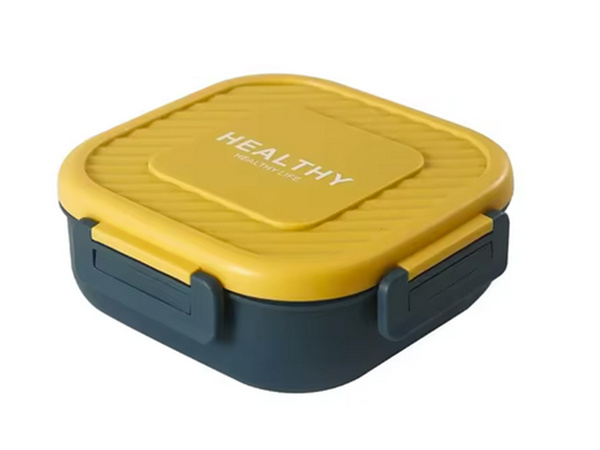 Lunchbox śniadaniówka pojemnik na śniadanie obiad z przegródkami sztućce