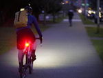 Rear usb led cob bike light