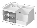 Desk organiser tray shelves for cosmetics small items drawers cabinet
