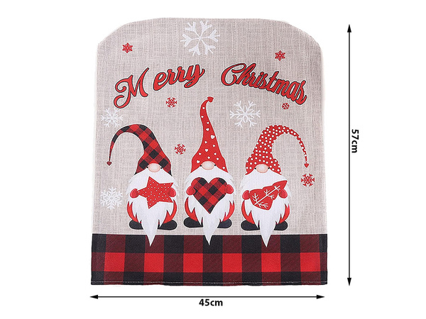 Acoperire spate scaun crăciun decor crăciun decorare decorare